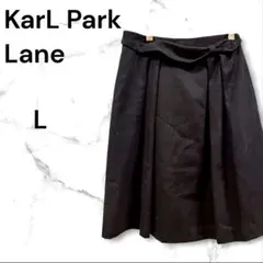 カールパークレーン　Karl Park Lane　ひざ丈スカート　黒　Lのサムネイル