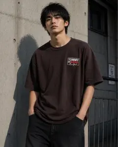 TOMMY JEANS ブラック Tシャツ XL 大幅お値下げ中！！！！