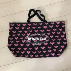 Think Bee! ハート柄トートバッグ