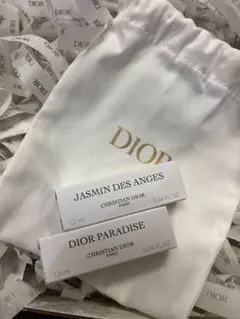 Christian Dior 香水 ミニボトル 2本セット　巾着付き