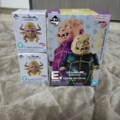一番くじジョジョの奇妙な冒険 E賞フィギュア Ｇ賞デスクトップマスコット2個