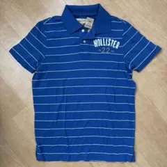 Hollister ホリスター ポロシャツ メンズ　M ブルー☆新品タグ付☆のサムネイル
