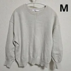 AMERICAN HOLIC　バイパチ袖ボリュームニットプルオーバー　M