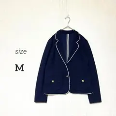 着回し抜群✨パイピングデザイン ストレッチ テーラードジャケット 大人きれいめ
