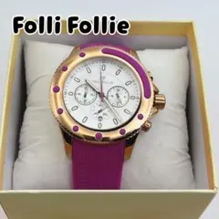 未使用 Folli Follie フォリフォリ クロノグラフ ウォッチ 腕時計のサムネイル
