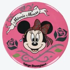 ディズニーパイレーツ ミニーマウス 缶バッジ Tokyo Disneyland