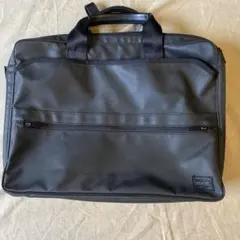 PORTERブラックナイロンビジネスバッグ