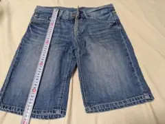 ライトブルーデニム ハーフパンツ サイズ34