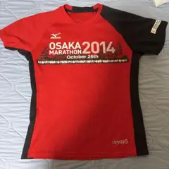 大阪マラソン 2014 記念 ランニングシャツ MIZUNO