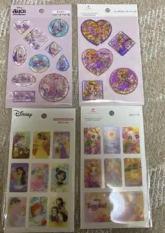 ラプンツェル プリンセス ヤングオイスター ウォーターシール 3Dシールセット