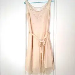 再値下げ！レースが上品♡アイボリー色のドレス