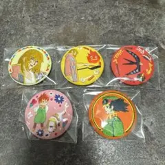 ハウルの動く城　刺繍缶バッジ