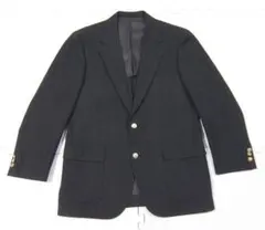 LANVIN ランバン 銀ボタン 秋冬 テーラードジャケット 紺 46 ブレザー