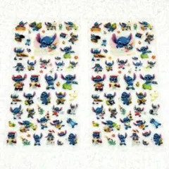 スティッチ シール　同柄2枚セット　ディズニー