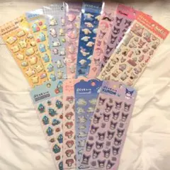 ぷくっとシール　サンリオ　12枚セット