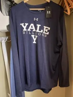 新品タグ付アイビーリーグイエール大Yale Bulldogs Tシャツ ネイビー 