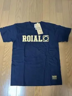 新品タグ付きROIAL Tシャツ ネイビー ゴールド Mサイズのサムネイル