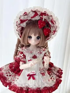 20/25cm ぬいぐるみ用　着せ替えぬい服　ボンネットセット　赤色 20/25cm ぬいぐるみ用 着せ替えぬい服 ボンネットセット 赤色 - メルカリ