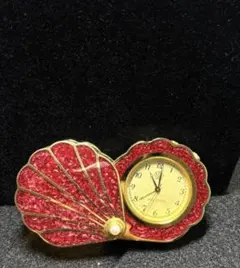 ミキモト 青 トラベルウォッチ クリスタルラッカー パール 真珠 時計 置時計 送料無料〉ミキモト トラベルウォッチ 青 クリスタルラッカー