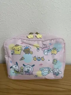 ナガノキャラクターズ　サンリオフレンズ　ポーチ　ナガノくま　ちいかわ