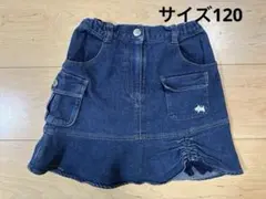 ポンポネット デニムスカート サイズ120のサムネイル