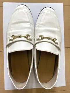 ADAM ET ROPE ソフトビットローファー ホワイト