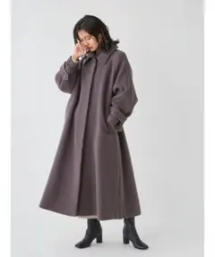 I_am_official bicolor handmade long coat - メルカリ