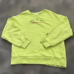 Jenni love蛍光グリーン トレーナー 140