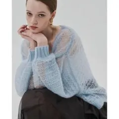 THE TOE Parasol kid mohair cardigan