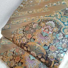 404)着物 袋帯 六通柄 佐波理綴 京見杉定 新品未着用品 正絹 - メルカリ