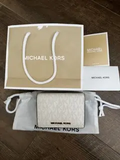 MICHAEL KORS 三つ折り財布 ホワイト