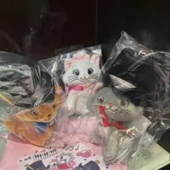 Happyくじ『Disney にゃん・にゃん・にゃんぬいぐるみ3点セットマリー