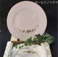 未使用☆ノリタケ ニットーロイヤルRC 金薔薇 大プレート2枚 昭和レトロ