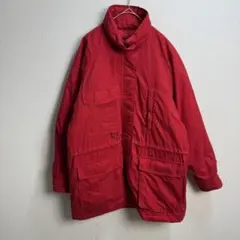 793 Eddie Bauer SNOWLINE グースダウンコート赤S/P