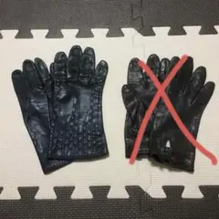 レザー手袋☆ブルーのみ