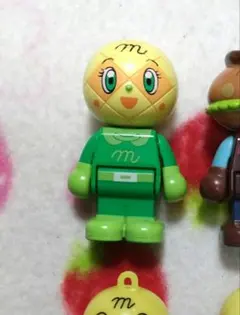 ☆used☆アンパンマン ブロックラボ 人形 メロンパンナちゃん穴なし