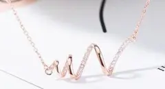 【新品未使用】＼ おすすめ ／ 韓国スタイル ハートビートネックレス S925