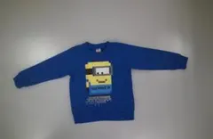 古着　Minions ピクセルアート トレーナー ブルーのサムネイル