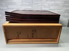 【最高級】輪島塗 御膳10客セット箱付き 天然木 本漆塗お盆 茶道茶会席 最高級】輪島塗 御膳10客セット箱付き 天然木 本漆塗お盆 茶道茶会席