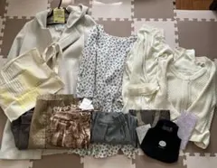 まとめ売り・セット売り　M・Ｌ　アウター付　8点【小物４点付き】