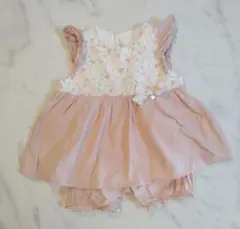 フラワープリント ワンピースとショートパンツセット美品