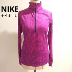 ナイキランニング　スポーツトップス レディース　Lサイズ　DRY　中古美品