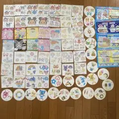アクアビーズ図案　71枚セット　サンリオ　ディズニー　おまけプレート付き
