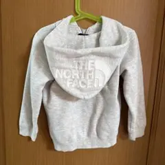 ノースフェイス　裏起毛　パーカー　グレー　１１０