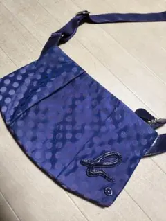 アニエスベー ドットショルダーバッグ 紫