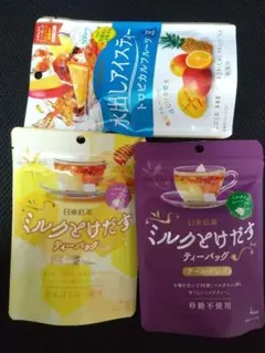日東紅茶 　水出しアイスティー　 ティーバッグ　 3種セットのサムネイル