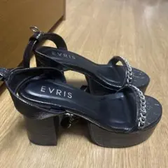 EVRIS ブラック ハイヒール パンプスのサムネイル