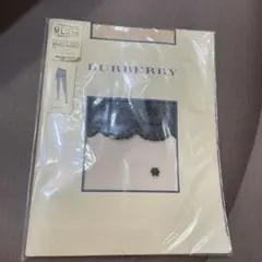 BURBERRY フラワーレース ストッキング M-L
