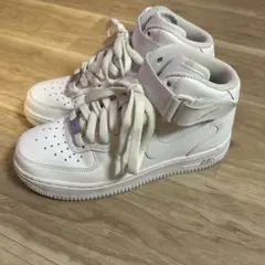 Nike Air Force 1 ホワイト ハイカット スニーカー