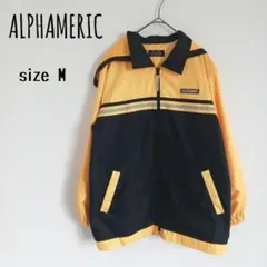 フード付きジップアップジャケット 薄地 フード取り外し可能 バイカラー 黄色 黒